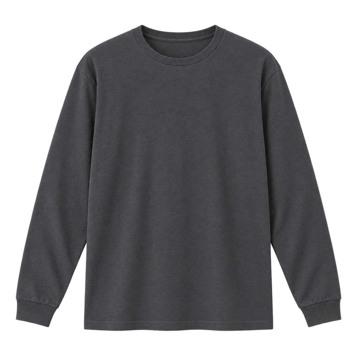 Essential Long Sleeve — Charcoal