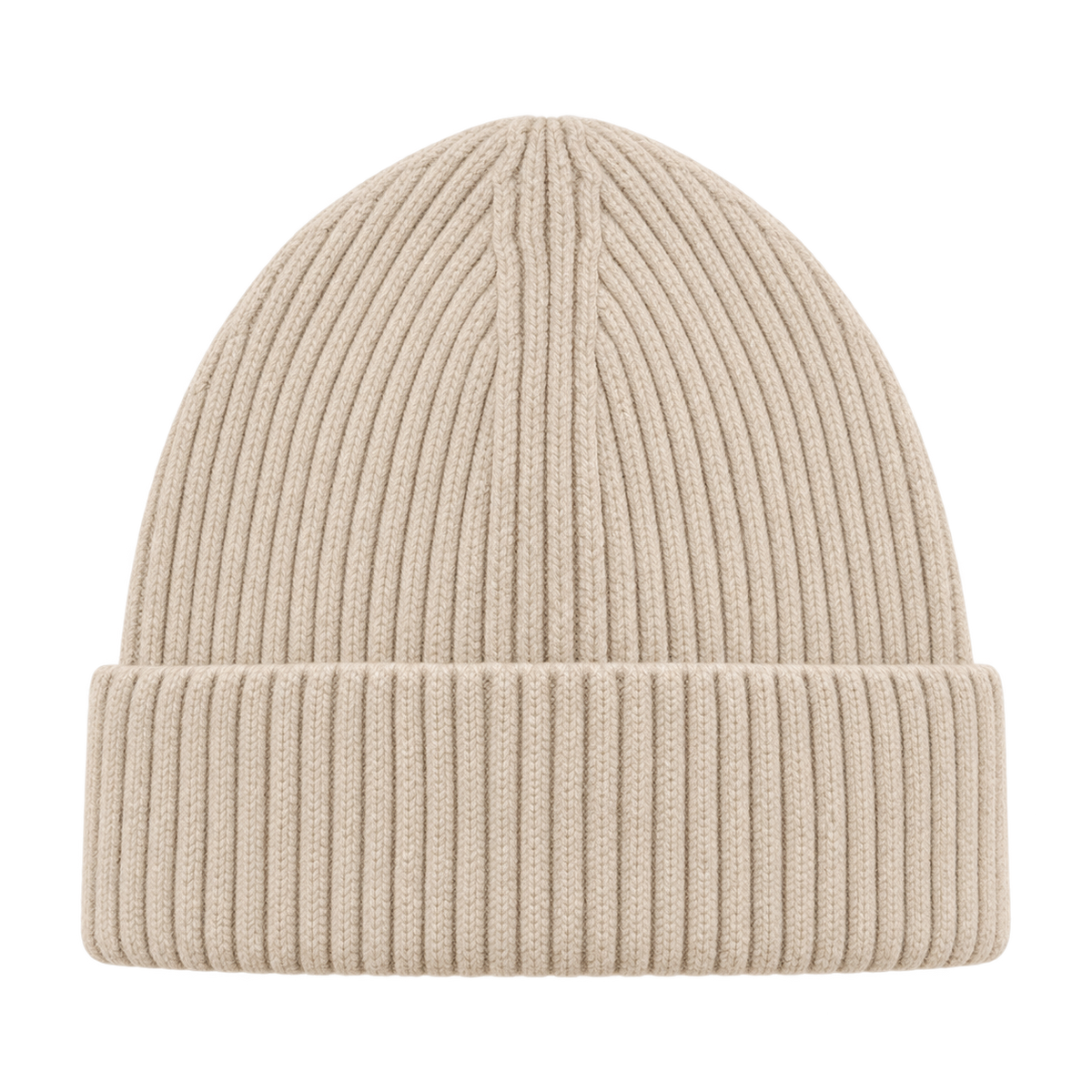 Ribbed Beanie — Oatmeal